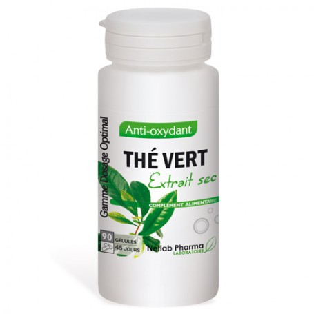 Thé vert extrait 90 gélules Dosage Optimal